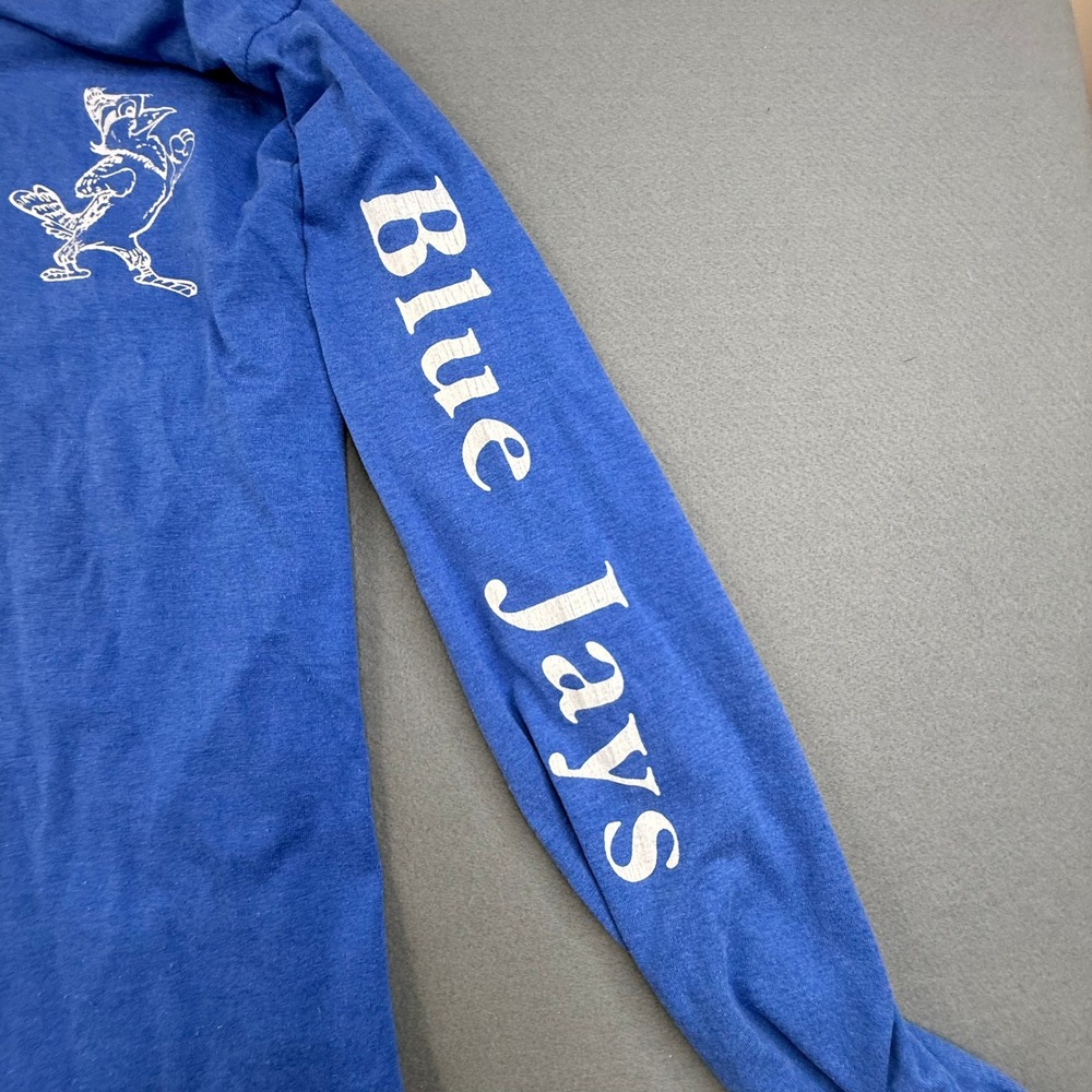 Screen Stars Best Blue Jays T-Shirt Mens XL Blue Vintage USA Long Sleeve Graphic - Picture 5 of 8